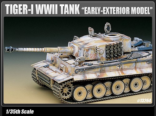 Tiger I WWII Tank Exterior Model
